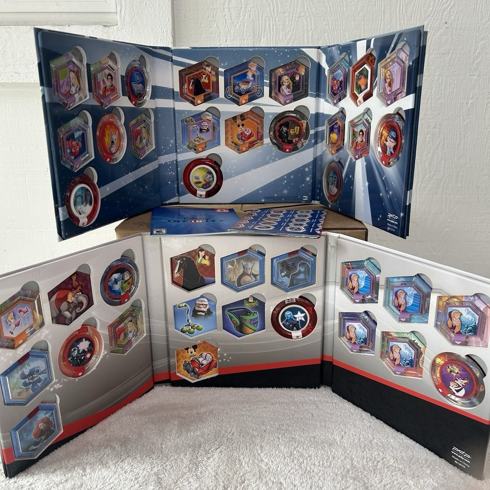 Disney Infinity Originals Power Disc Album Book Storage Case 3 Discs‎